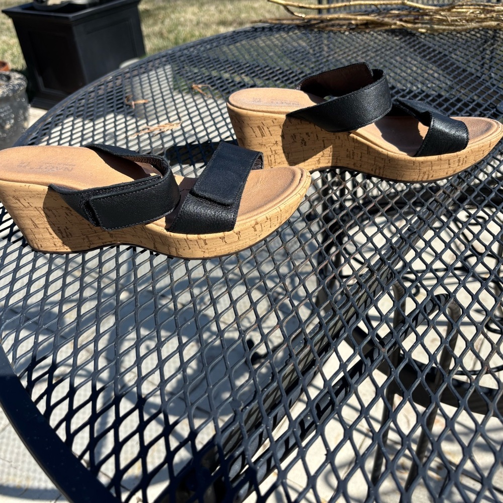 Black Strappy Sandals - Picture 3 of 5